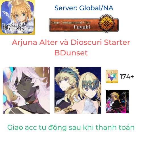 [#276] [NA] [Starter] Arjuna Alter và Dioscuri Starter – HM Alter Shop